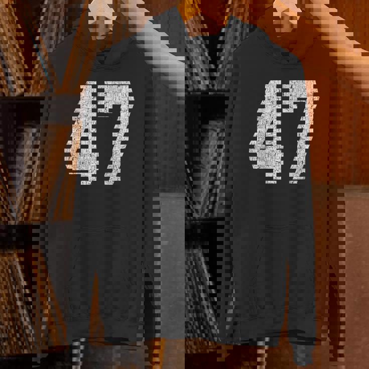 47 ジャージユニフォーム バーシティ スポーツ番号 47歳の誕生日 パーカー