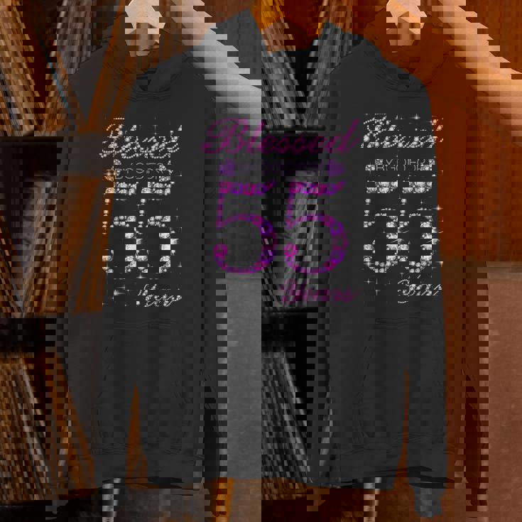 55歳の55歳の誕生日パーティーに神の祝福 パーカー