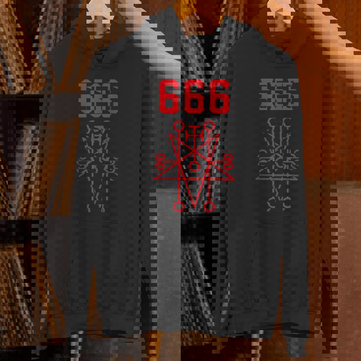 666 悪魔 悪魔のペンタグラム 獣のマーク パーカー