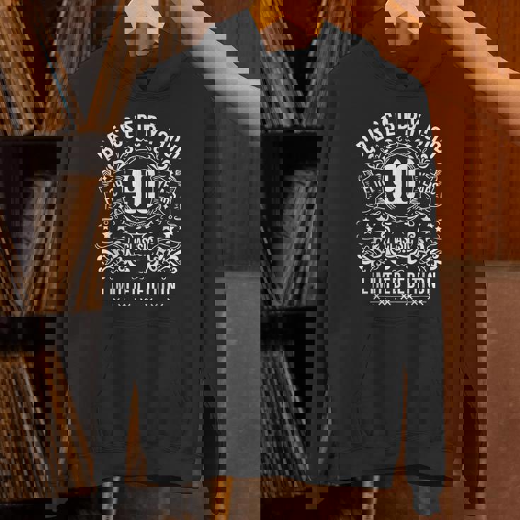 90歳のヴィンテージハッピー90歳の誕生日に神に祝福 パーカー