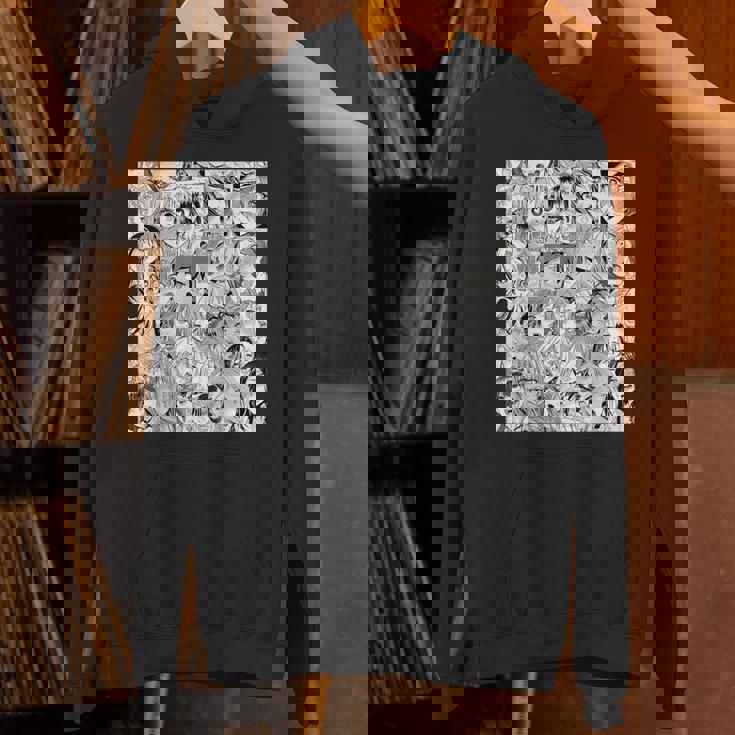 Ahegao オタクアニメ 垂れ下がるよだれアニメ Weeb Love パーカー