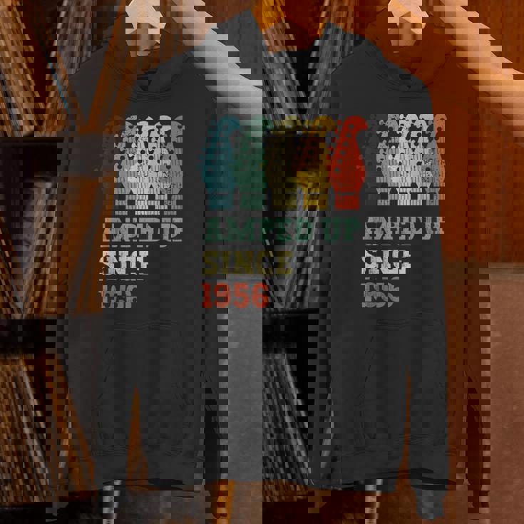 Amped Upince 1956 レトロ 誕生日 ギター 音楽 誕生年 パーカー