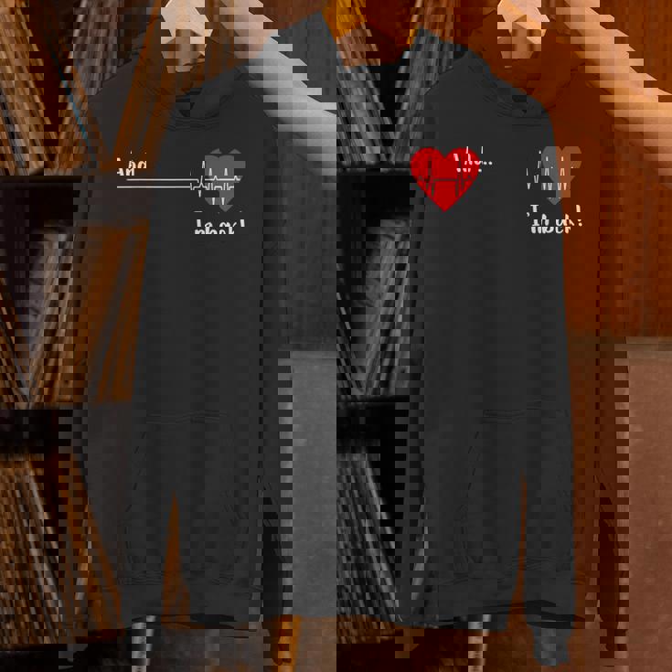 And I'm Back 心臓専門医 心臓サバイバー 心臓病患者 心臓 パーカー