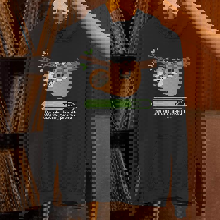 Baby Loading Please Wait ナマケモノのユーモア パーカー