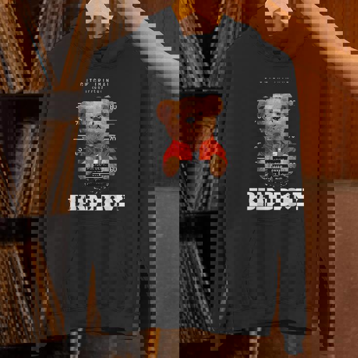 Bad Boy Teddy Bear Graphic tyle Fun パーカー