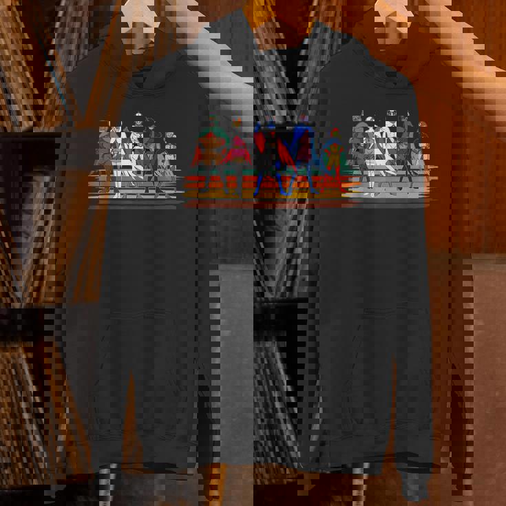 Battle Of The Planets ヴィンテージスタイルブラシストライプ パーカー