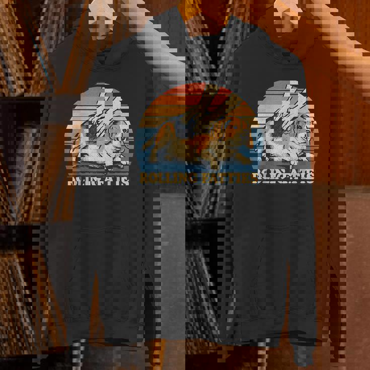 Beagle Rolling Fatties 駄洒落ジョーク 犬好き パーカー