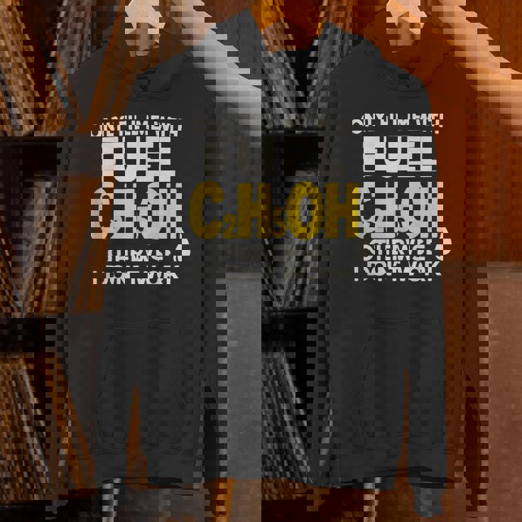 C2H5OH Fuel Chemistry Alcohol Molecule Science Humor Tank Top Unisex Hoodie