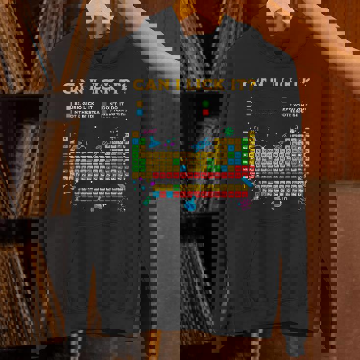 Can I Lick It 周期表 面白い 科学 先生 学生 パーカー