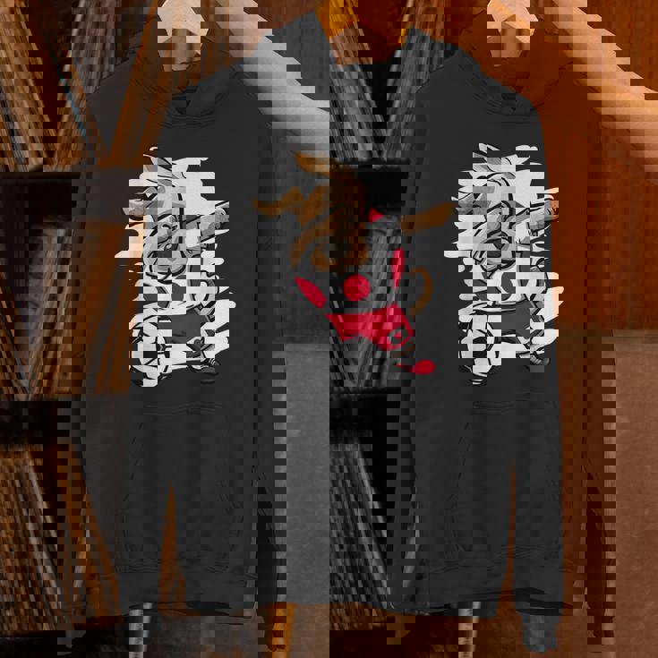 Dabbing Dog Japan サッカーファン ジャージ 日本国旗 フットボール パーカー