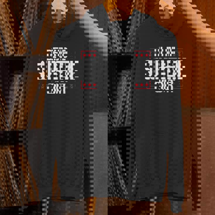 Defundupreme Court 政治的声明 長袖tシャツ パーカー