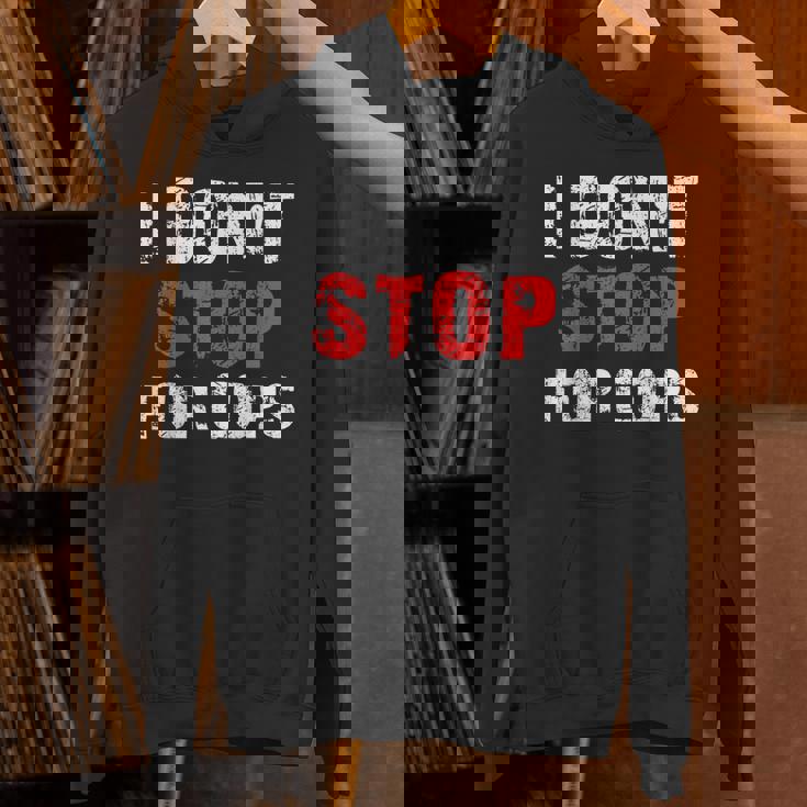 I Don'ttop For Cops ランニング用 パーカー