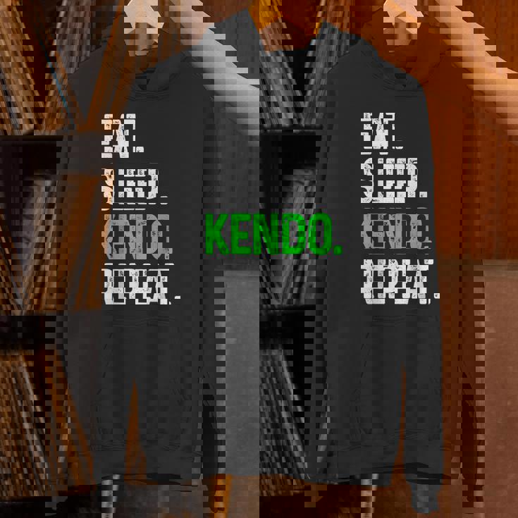 Eatleep Kendo Repeat 面白い格闘技コンバット パーカー