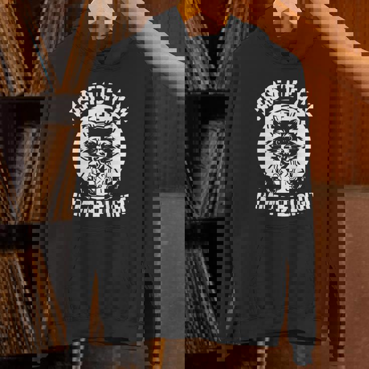 First Of All I'm A Delight アライグマ 看護師 面白い 長袖tシャツ パーカー