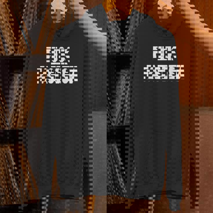 Fuck Fascism 面白い 言って クール ノベルティ 政治 パーカー