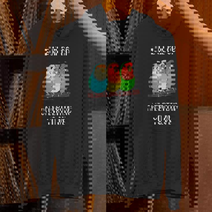 Cute Lovebirds Will Poop On All You Love パーカー