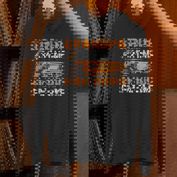 Grandpa Is My Name Ham Radio Is My Game Hamラジオ アマチュア無線 パーカー