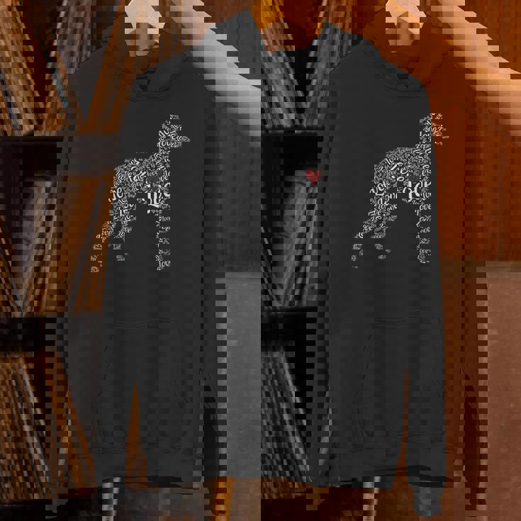 Greyhound I Love Greyhounds パーカー