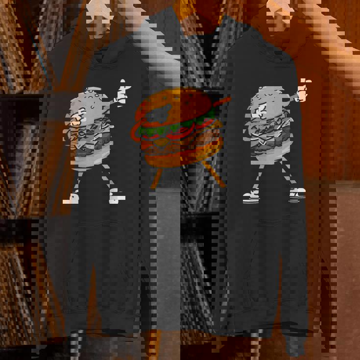 Hamburger チーズバーガー Burger Fast Food Cheeseburger Dabbing パーカー