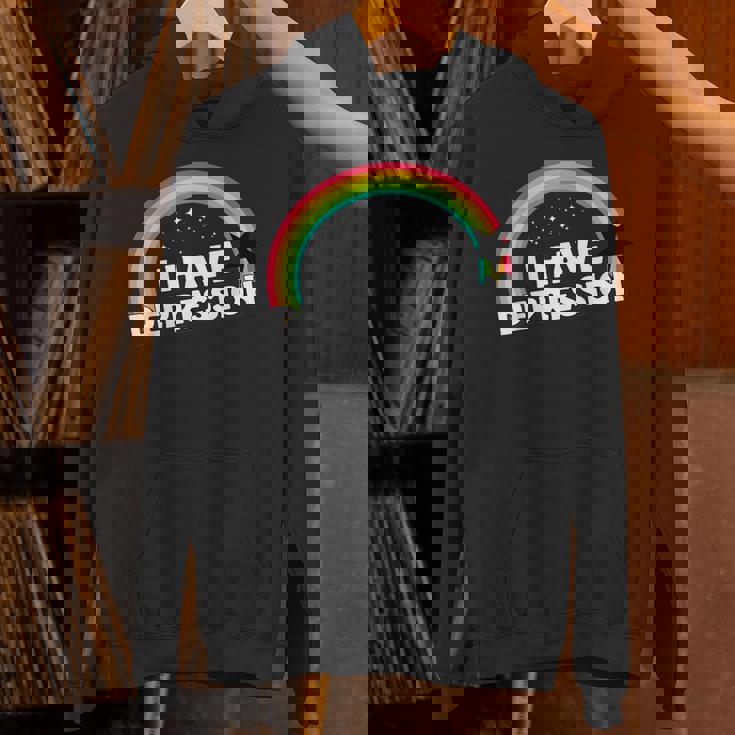 I Have Depression 面白いメンタルヘルスリマインダーギフト パーカー