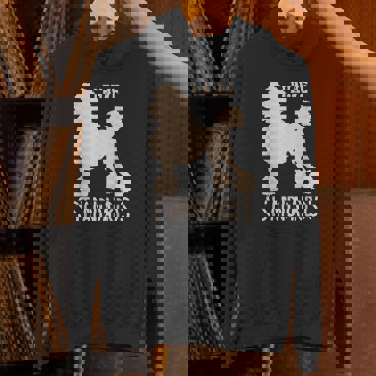 I Havetandards プードル キュート スタンダード プードル パーカー