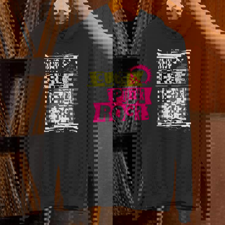 I'm Not Cute I'm Punk Rock パンクロッカー用 パーカー