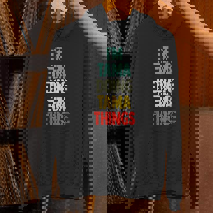 I'm Tama Doing Tama Things 楽しい名前入りタマ パーカー