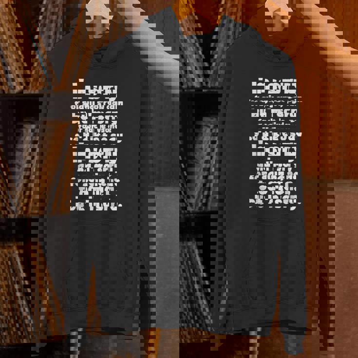 I'morry Foraysorry Beingorry おかしな謝罪 パーカー