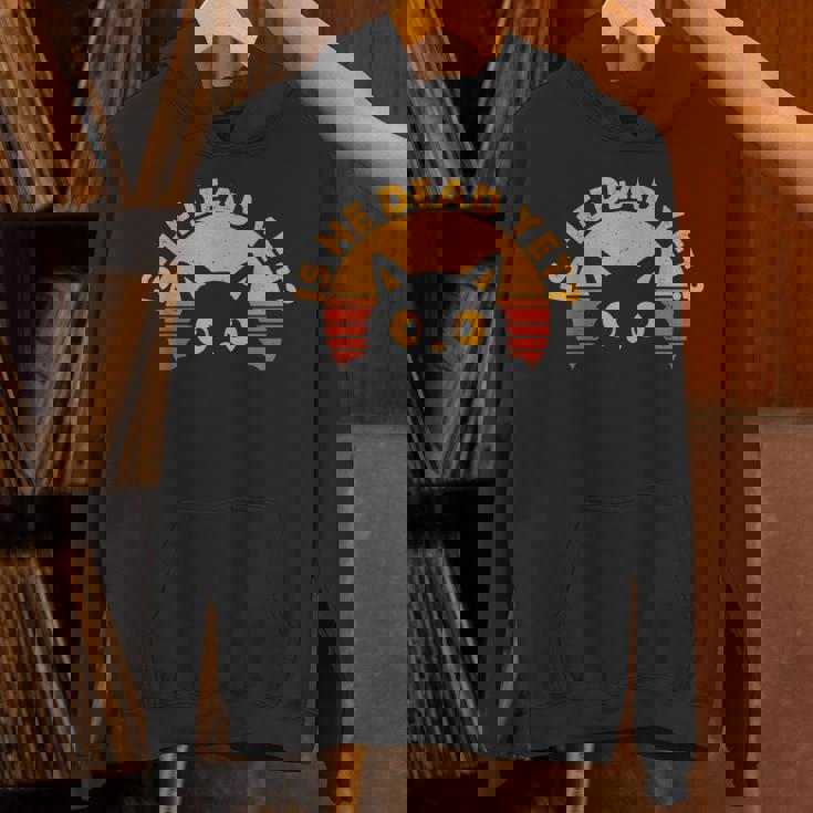 Is-He-Vintage-Dead-Yet 猫 パーカー