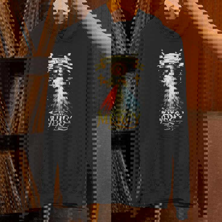 Jesus I Trust In You 神の慈悲 カトリック クリスチャン イエス 長袖tシャツ パーカー