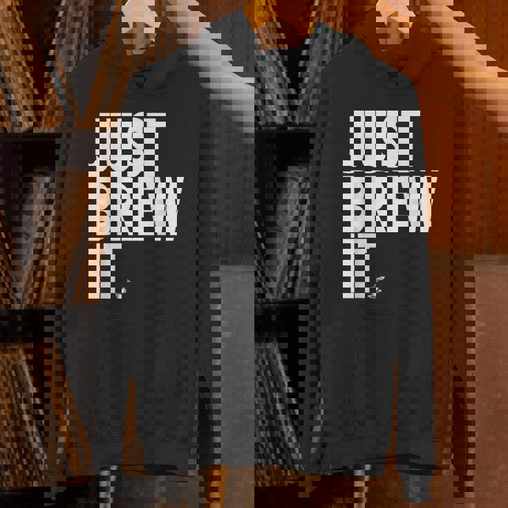 Just Brew It おもしろコーヒーシャツ パーカー