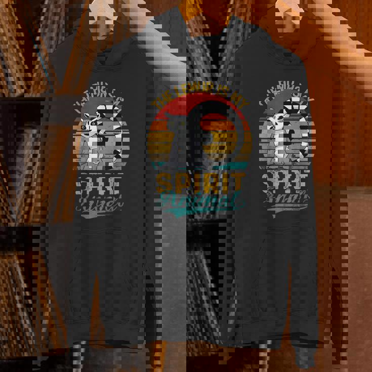 The Lemur Is Mypirit アニマルシャツ ファニーベンテージ キツネザル パーカー