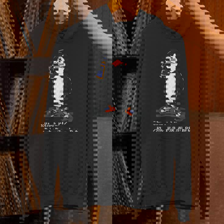 Linux Tux Penguinudo Rm Rf Pc Nerd Computer Freak Hacker パーカー