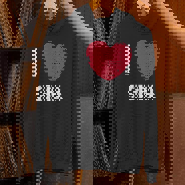 I Love China I Love China デザイン パーカー
