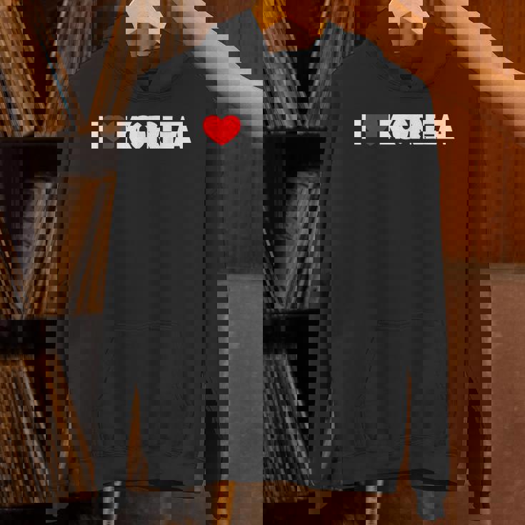 I Love ハート Korea パーカー