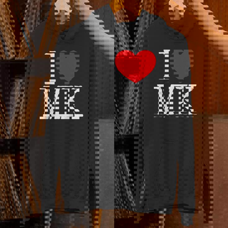 I Love ハート Mk パーカー