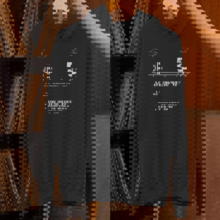 Low Energy Day恐竜サボテンピクセル パーカー