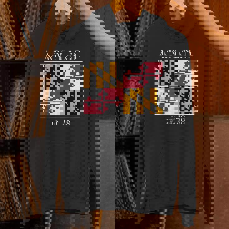 Maryland Flag 7Th Ustate 1788 Maryland Native パーカー