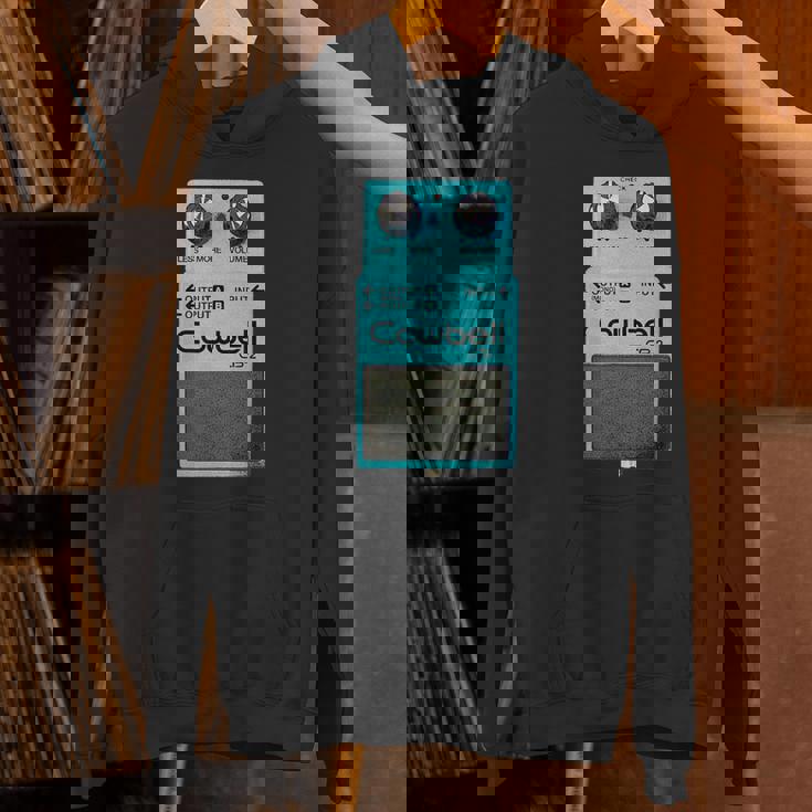 Mehr Cowbell ミュージシャン ミーム パロディ ギターペダル パーカー