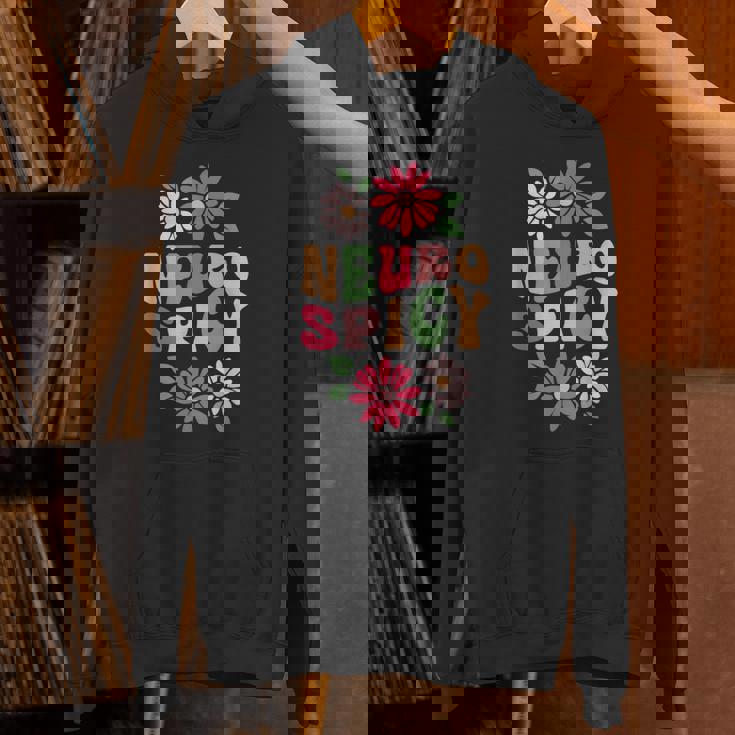 Neurospicy レトロフラワー パーカー