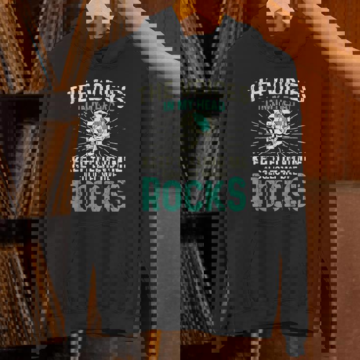 Theoices In My Head ロックコレクター ジオードハンター 地質学 パーカー