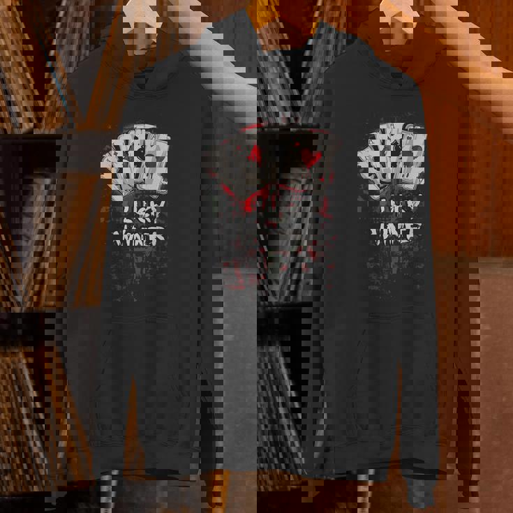 Poker Players ギフト 4エース トランプ Lucky Winner 長袖tシャツ パーカー