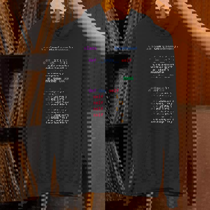 Python Eat Code スリープリピート パーカー