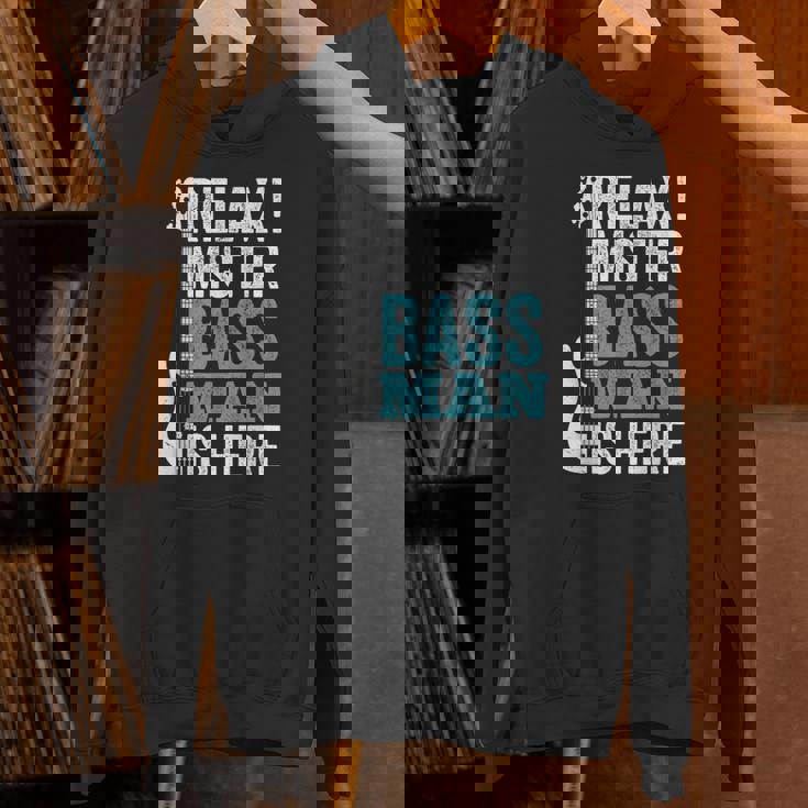 Relax Mister Bass Man Is Here ベースギター 楽器 ベーシスト パーカー