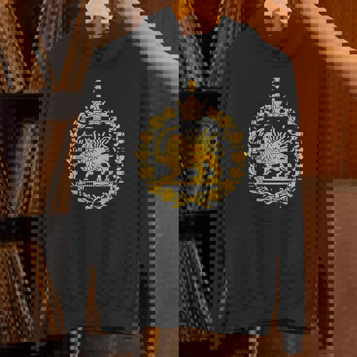 Shir O Khorshid イラン ライオン&サンエンブレム ペルシャ遺産 パーカー