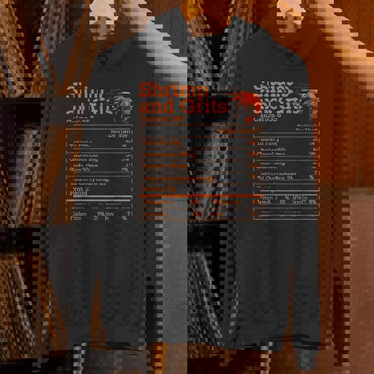 Shrimp And Grits Nutrition Facts Label Calories Protein Food パーカー