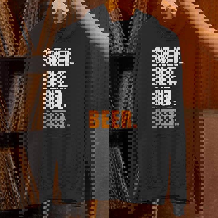 Swim Bike Run スイム バイク ラン ビール トライアスロン トライアスロン スポーツ メンズ レディース パーカー