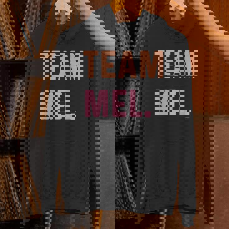 Team Mel 名前 パーカー