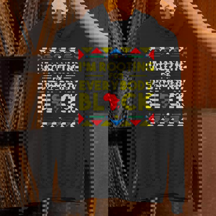 History I'm Rooting For Everybody ブラック アフリカ パーカー