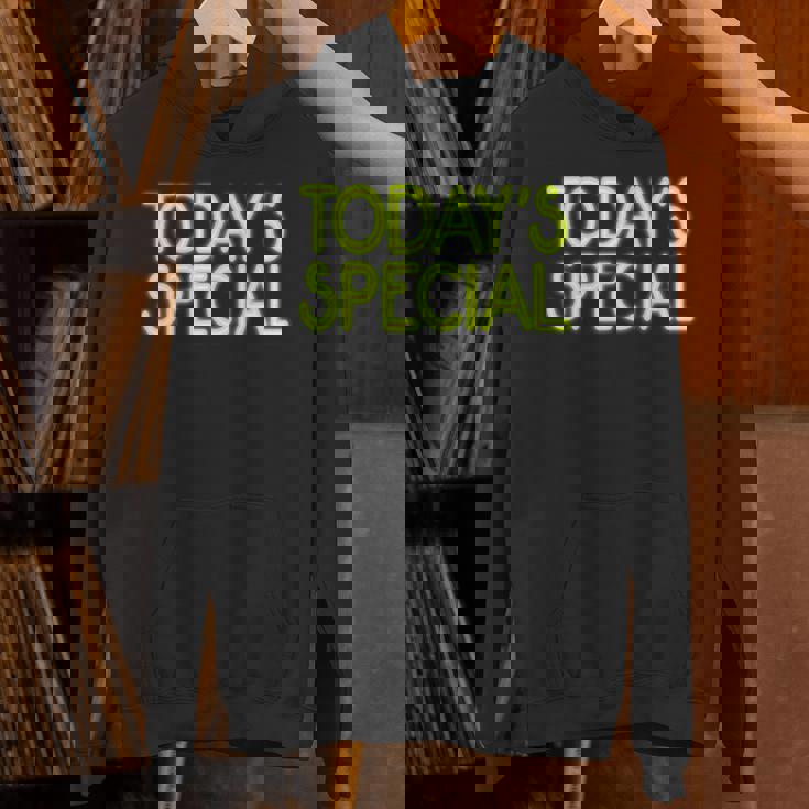 Trendy Neon Greenign Today'special パーカー